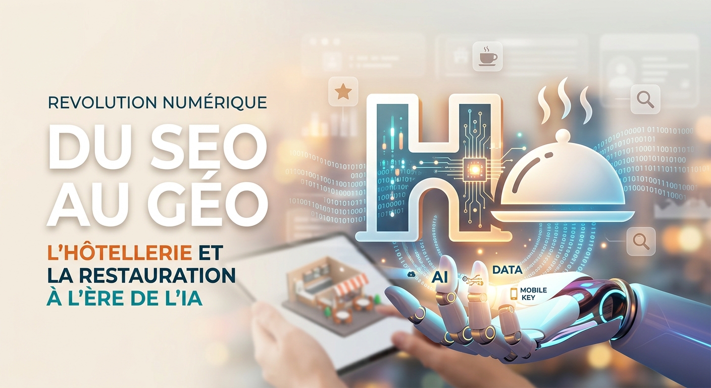 SEO vs GEO : Comment préparer votre hôtel ou restaurant à l’ère des intelligences artificielles ?